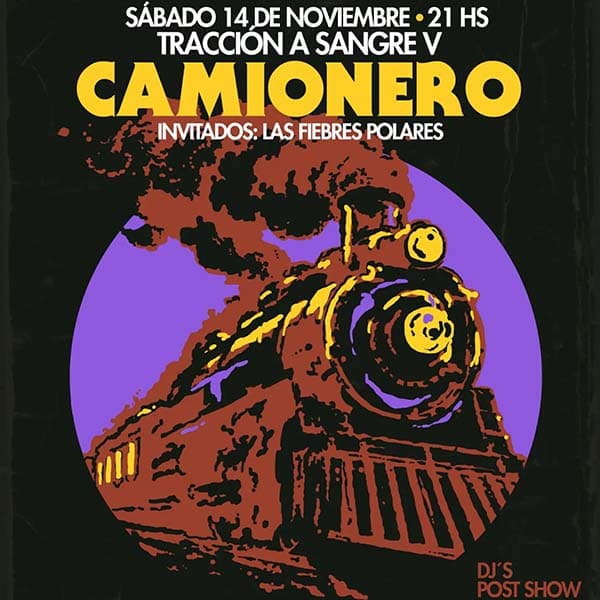 Flyer de Camionero