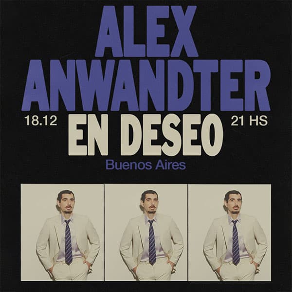 Flyer de Alex Anwandter