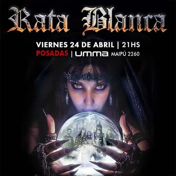 Flyer de Rata Blanca